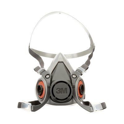 3M 6000 Series Latex Half Mask Respirator Assembly