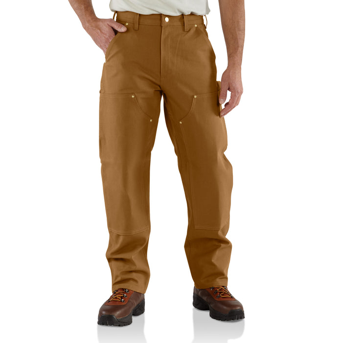 Loose Original Fit Double-Front Work Pants For Men