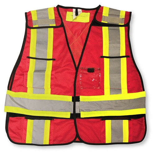 BIG K Mesh Tear Away Hi Viz Safety Vest