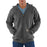 Men's Zipped Front Hoodie In Two Front Handwarmer Pockets