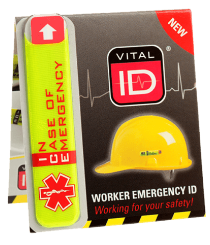 Vital ID Worker Safety Hard Hat ID