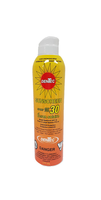 Dentec Sunscreen Continuous Spray SPF30