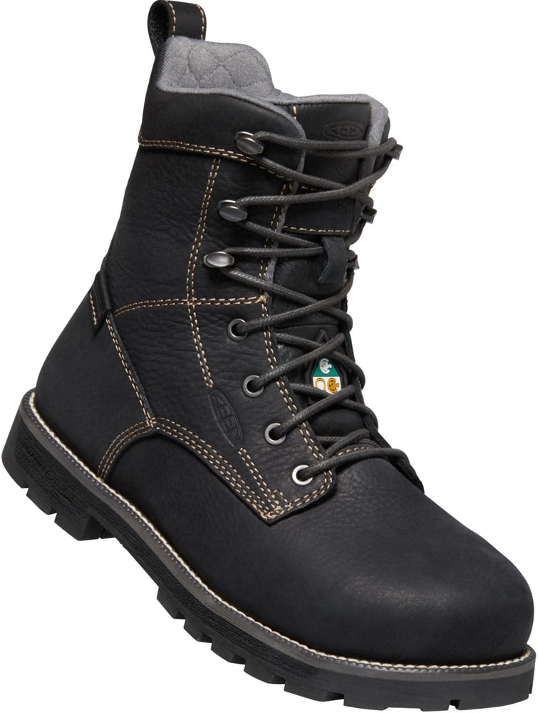 Keen CSA Seattle 8" Work Boots For Women With Slip-Resistant Outsole