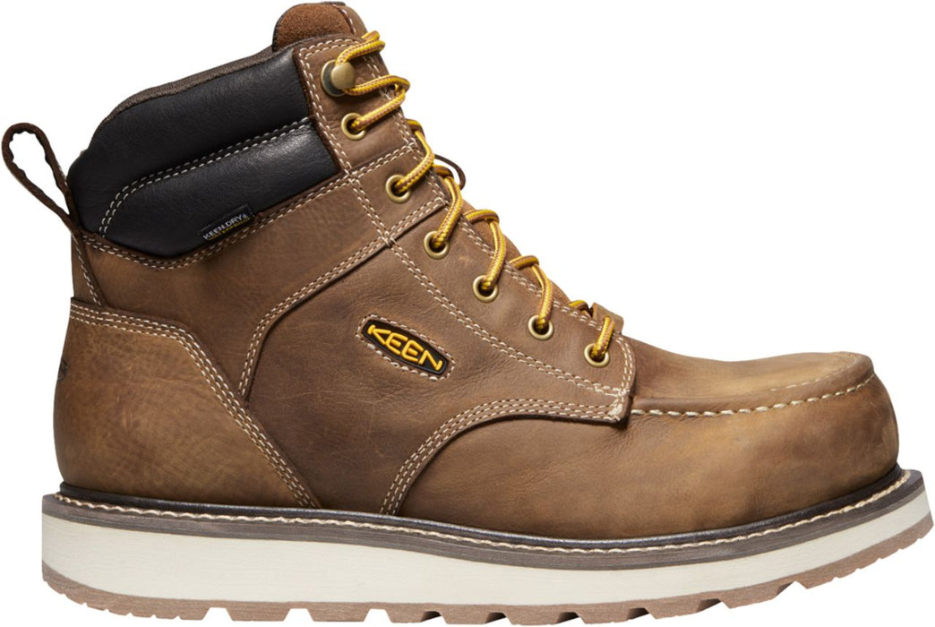 KEEN Cincinnati 6" Work Boot With Left & Right Asymmetrical Safety Toe