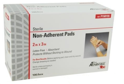 Absorbent Non Adherent Sterile Pads, Individually Wrapped