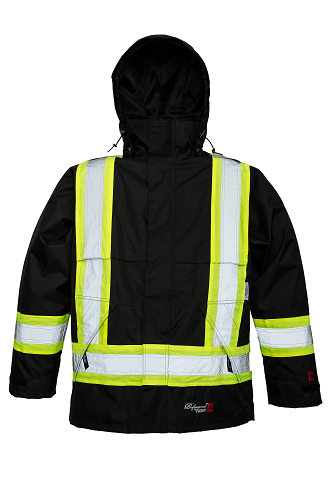 VIKING Professional FR Hi Viz Rain Jacket Ono Work Safety