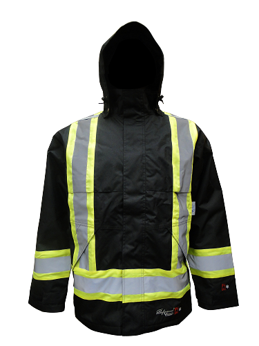 Viking Professional Journeyman 300D FR Waterproof Insulated Safety Rain Jacket