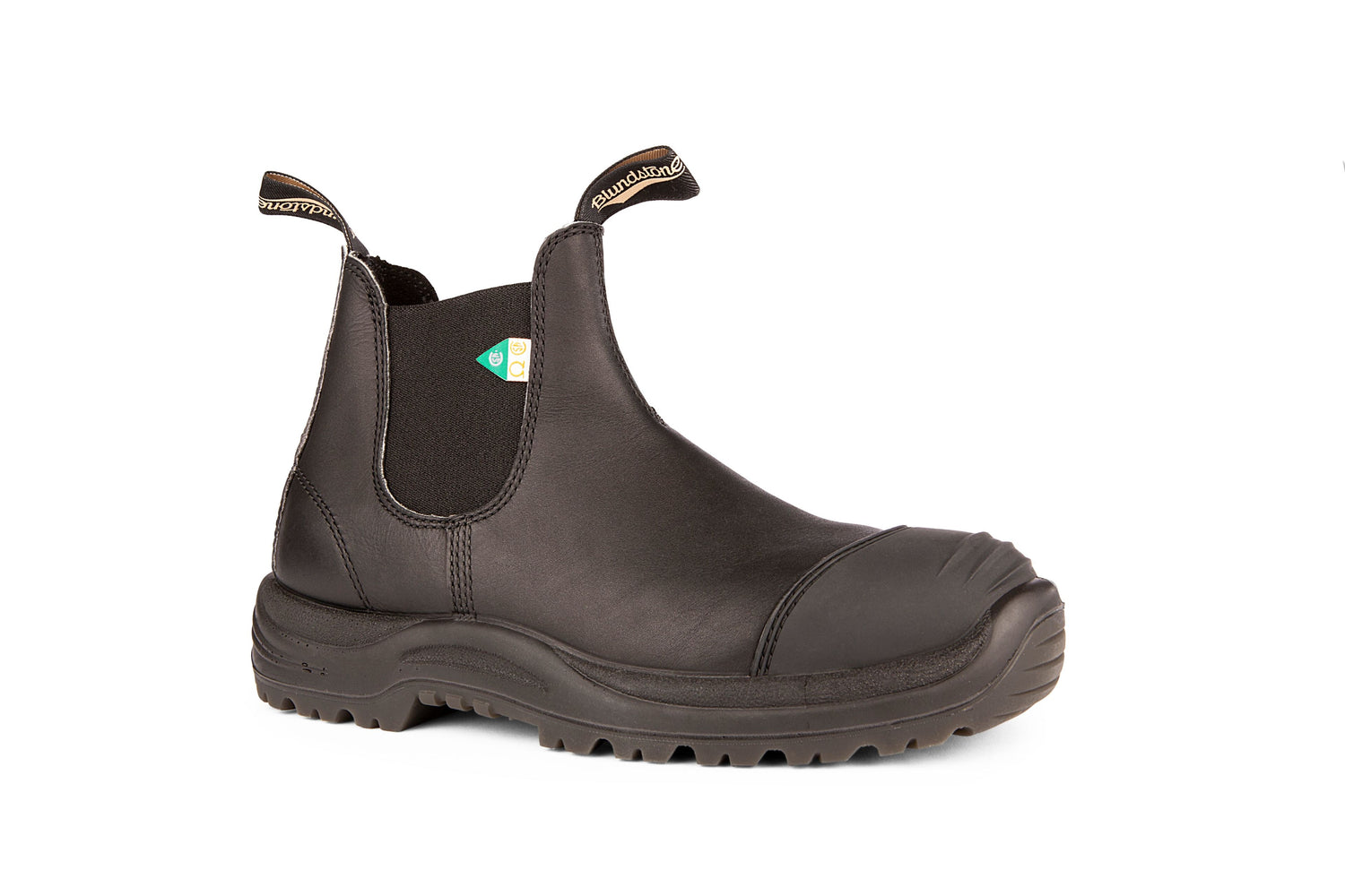 Blundstone 168 Work Safety Boot Rubber Toe Cap Black — Ono