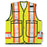 BIG K Nylon Surveyor/Supervisor Vest (LIME, ORG & RED)