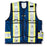 BIG K Nylon Surveyor/Supervisor Vest (BLK & ROYAL BLUE)