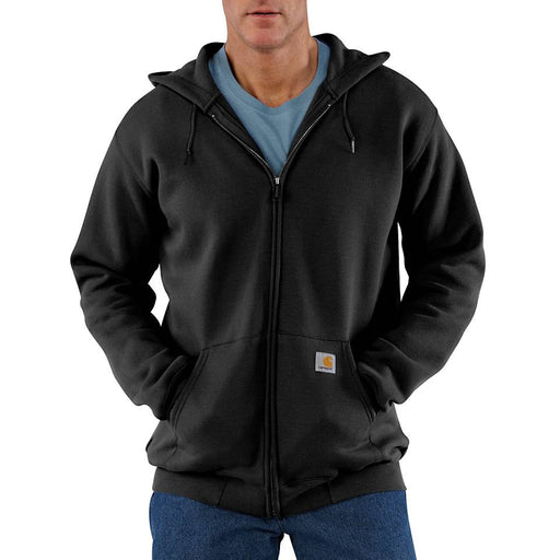 Men's Zipped Front Hoodie In Two Front Handwarmer Pockets