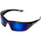 EDGE EYEWEAR Mens ROBSON Polarized Safety Glasses (BLUE)